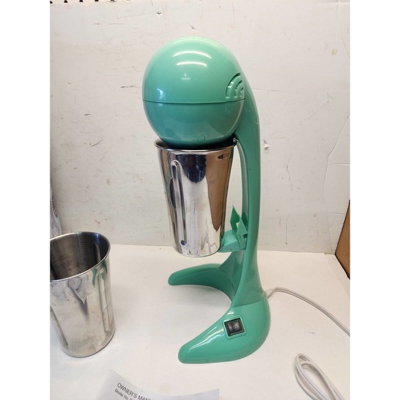 Salton Diner Malt Mixer Shake mixer DM22g With 2 Serving Cups NOS in box - Picture 3 of 12